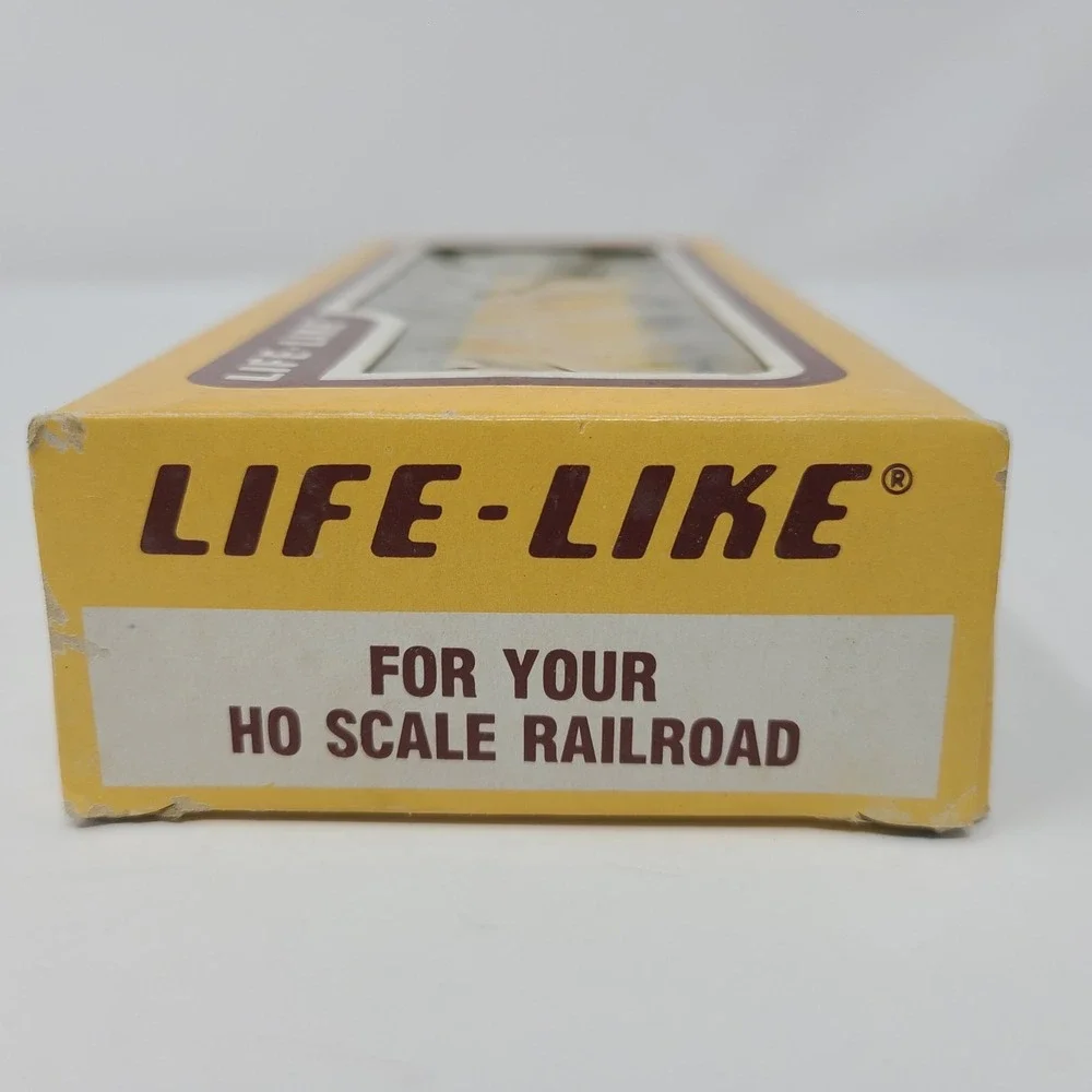 NIB Life-Like Train Car #8573 HO Scale Yellow Coal Hopper 1970s/80s New In Box